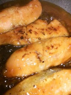 簡単でおいしい鮭の甘煮-レシピのメイン写真
