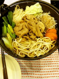 豚すき焼きうどん鍋-レシピのメイン写真