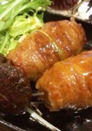 贅沢ジューシー肉巻きハンバーグ-レシピのメイン写真