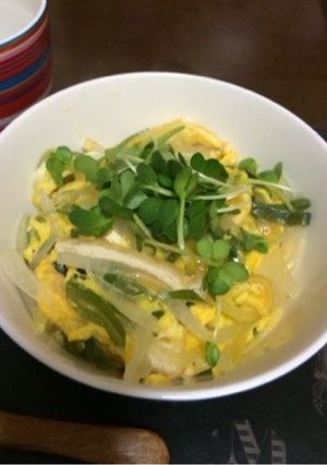 納豆のタレde野菜とじ丼-レシピのメイン写真