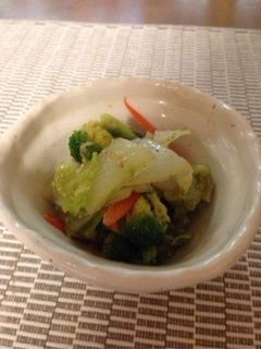 覚え書き 白菜の和え物-レシピのメイン写真