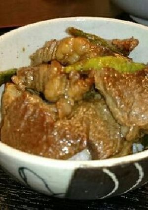 かんたんステーキ丼♪お留守番塾夜食に♪-レシピのメイン写真