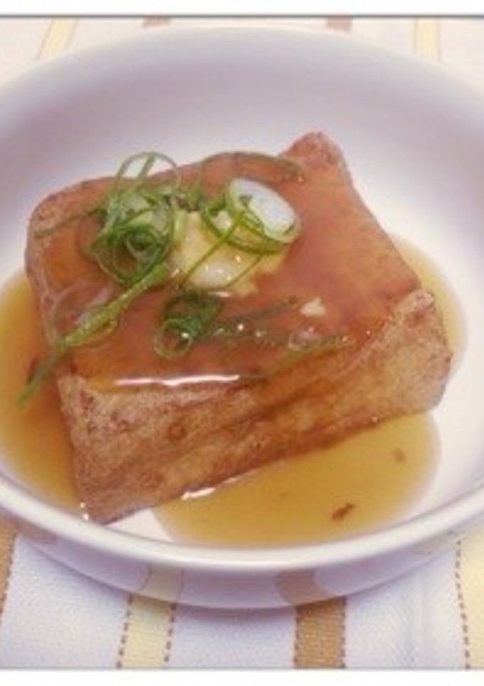 簡単☆厚揚げでなんちゃって揚げ出し豆腐風-レシピのメイン写真