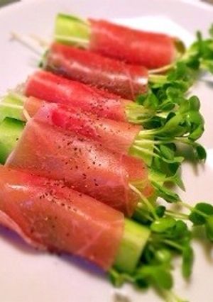生ハムきゅうり-レシピのメイン写真