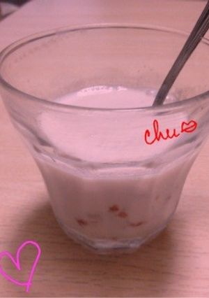 【超簡単】飲むヨーグルト♡-レシピのメイン写真