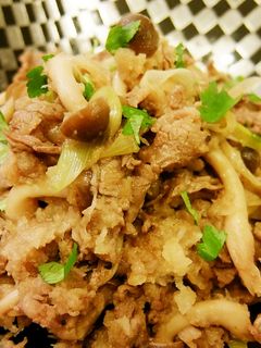 健康レシピ♥︎牛肉としめじ煮のおろし和え-レシピのメイン写真