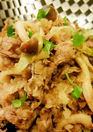 健康レシピ♥︎牛肉としめじ煮のおろし和え-レシピのメイン写真
