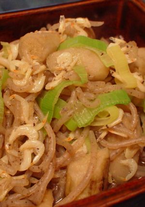 桜エビとしらたきでちょっと中華風煮物-レシピのメイン写真