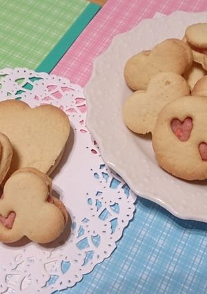 サクサクいちごサンドクッキー-レシピのメイン写真