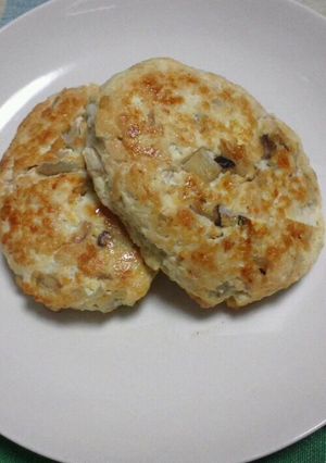 ヘルシー淡白、とりむね豆腐ハンバーグ-レシピのメイン写真