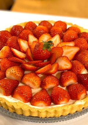 私の定番、苺とチーズクリームのタルト♡-レシピのメイン写真