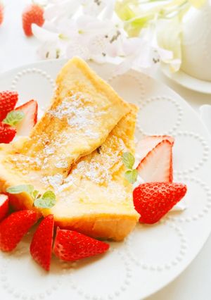 カフェの味♡ふ～んわりフレンチトースト-レシピのメイン写真