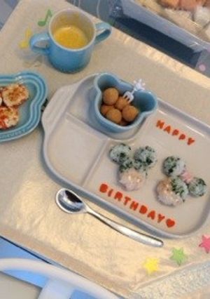 1歳のミッキーバースデープレート♡-レシピのメイン写真