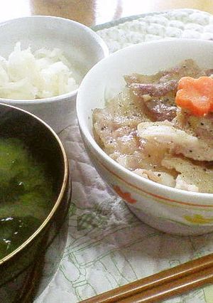 一番簡単♪豚バラ丼-レシピのメイン写真