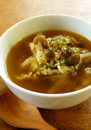 鶏ひき肉と白菜のカレースープ-レシピのメイン写真