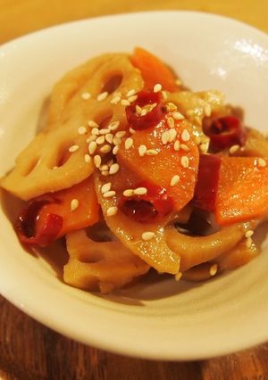 蓮根と人参のきんぴら-レシピのメイン写真