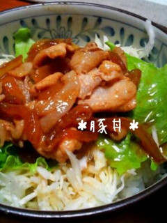 *豚丼*-レシピのメイン写真