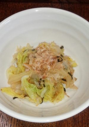 簡単大量消費！白菜の磯部和え-レシピのメイン写真