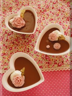 *バレンタイン ❤ 濃厚ショコラムース♪-レシピのメイン写真