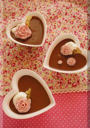 *バレンタイン ❤ 濃厚ショコラムース♪-レシピのメイン写真