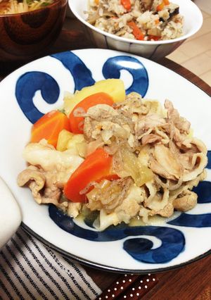 豚バラ肉じゃが☆優しい味です。-レシピのメイン写真
