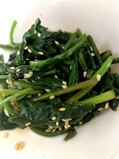 ほうれん草の胡麻和え-レシピのメイン写真