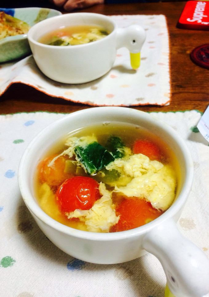 トマトと卵のスープ-レシピのメイン写真