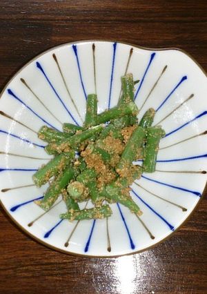 いんげんのごま和え-レシピのメイン写真