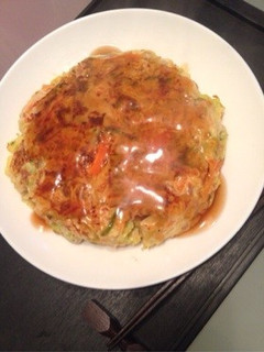 そうめんの残りで 和風お好み焼き☆-レシピのメイン写真