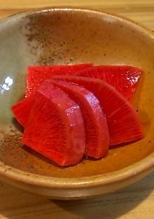 食事療法！！紫大根の甘酢漬-レシピのメイン写真