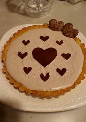 バレンタイン♡ チョコバナナムースタルト-レシピのメイン写真