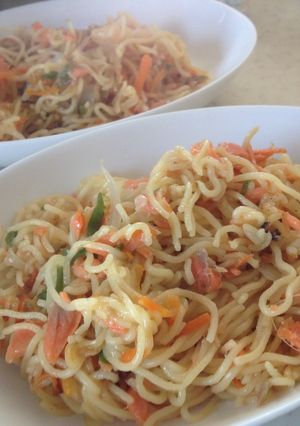 鮭＆チーズの塩焼きそば-レシピのメイン写真