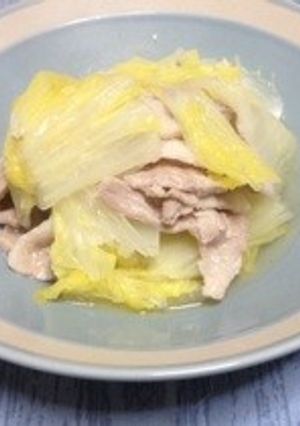 白菜と豚バラの白だし煮-レシピのメイン写真