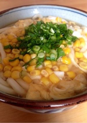 ツルッと‼︎ もろこしうどん☆-レシピのメイン写真