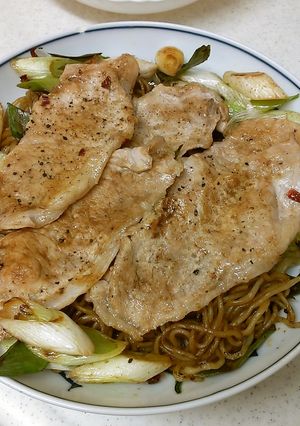 長ネギと豚の簡単ソース焼きそば-レシピのメイン写真