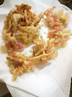 椎茸の石づきと紅ショウガのかき揚げ-レシピのメイン写真