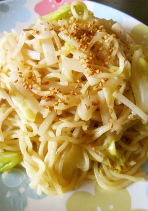 花椒香る♪三浦産大根&キャベツの塩焼そば-レシピのメイン写真