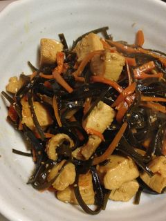だし昆布の残りで☆簡単炒め煮-レシピのメイン写真