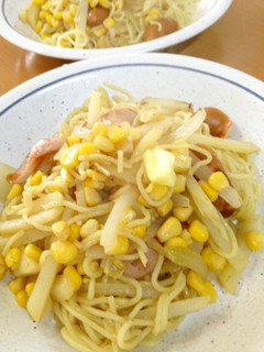 北海道♡簡単じゃがバターコーン焼きそば-レシピのメイン写真