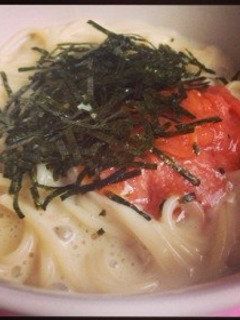 明太クリームうどん♪*°-レシピのメイン写真