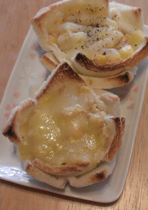 パンde ココット♪ ~ツナマヨ~-レシピのメイン写真