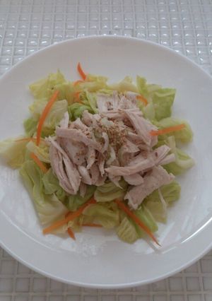 鶏ムネ肉で☆ヘルシー温サラダ-レシピのメイン写真