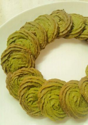 サクサク絞り出しクッキー＊抹茶-レシピのメイン写真