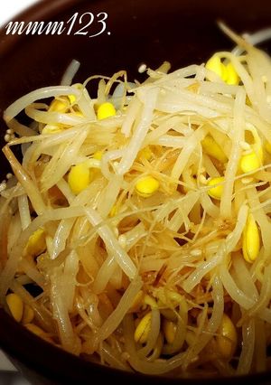 【簡単5分!】豆もやしナムル-レシピのメイン写真