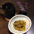 安納芋と小豆のマッシュ