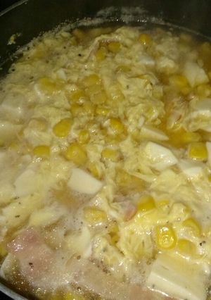 豆腐とベーコンの卵スープ♪-レシピのメイン写真