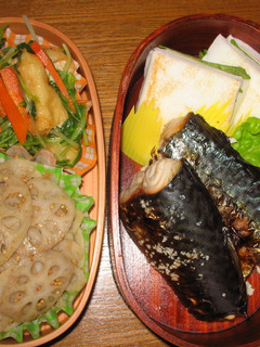 毎日のお弁当(26)レンコンキンピラ-レシピのメイン写真