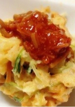明太子なめたけの和ポテトサラダ-レシピのメイン写真