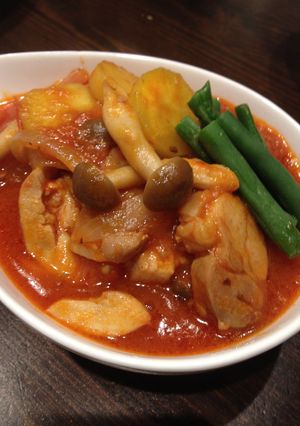 一人分でも美味しい♡鶏肉のトマト煮-レシピのメイン写真