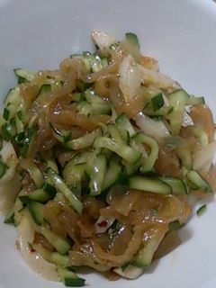 ☆きゅうりとくらげ☆中華風和え物☆-レシピのメイン写真